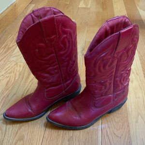 Red Cowboy Boots
